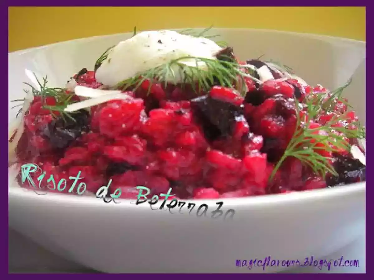 Risoto de beterraba - foto 3