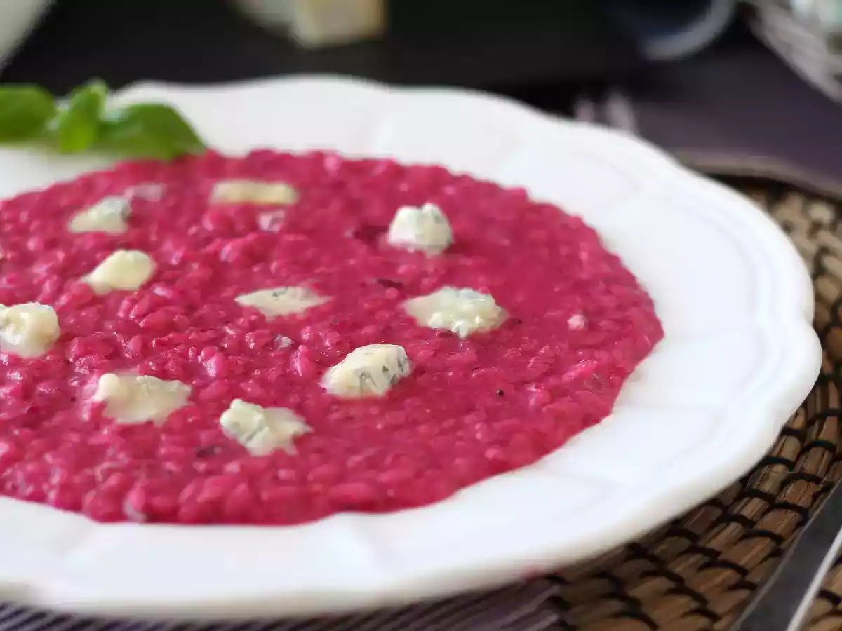 Risoto de beterraba e gorgonzola: uma explosão de cores e sabores intensos - foto 2