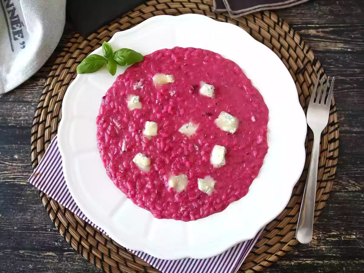 Risoto de beterraba e gorgonzola: uma explosão de cores e sabores intensos - foto 3