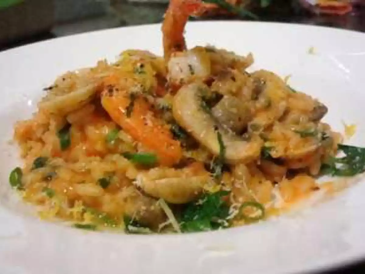 Risoto de Camarão com Vôngole e Cogumelos - foto 2