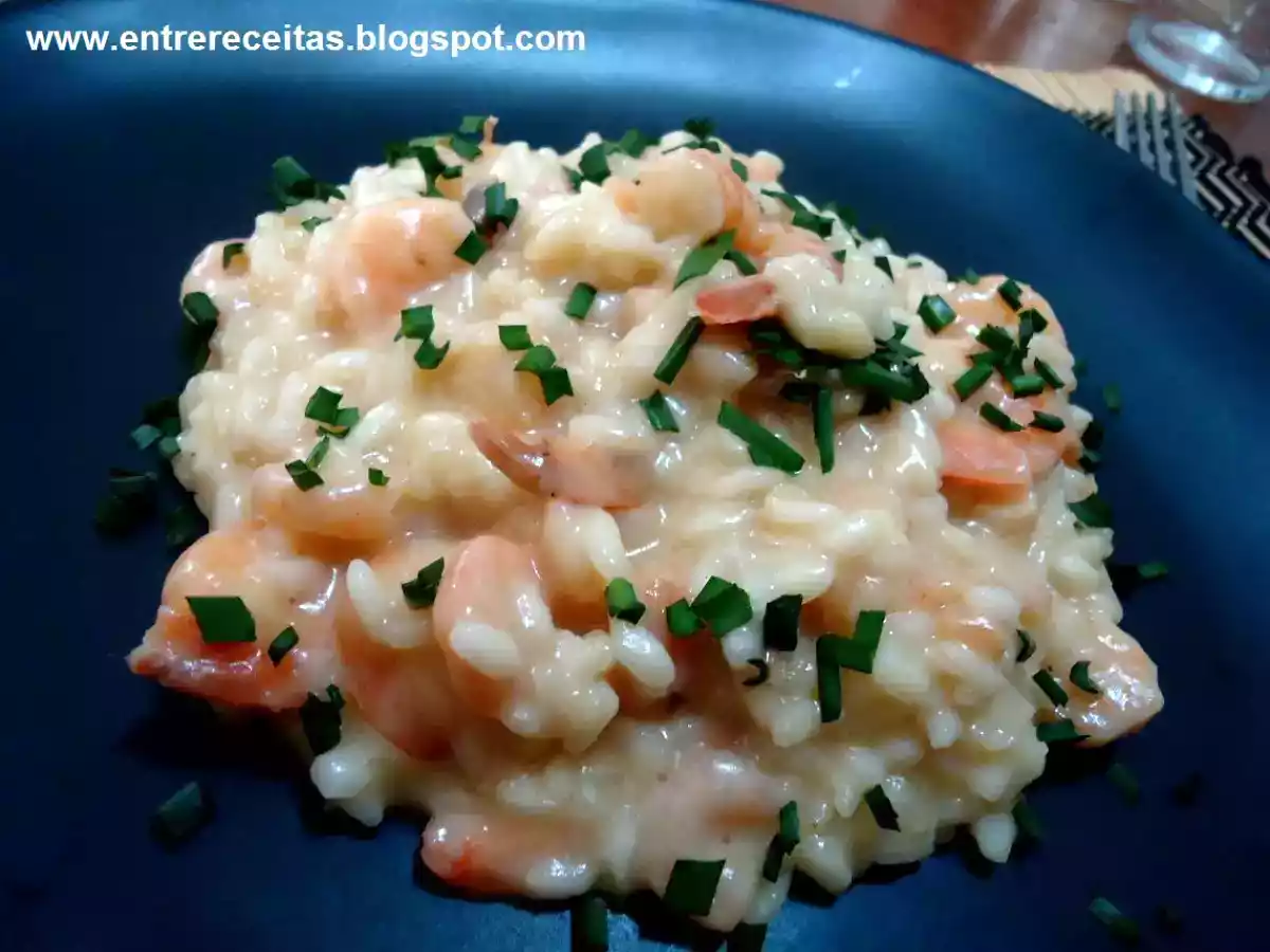 Risoto de camarão do Raul