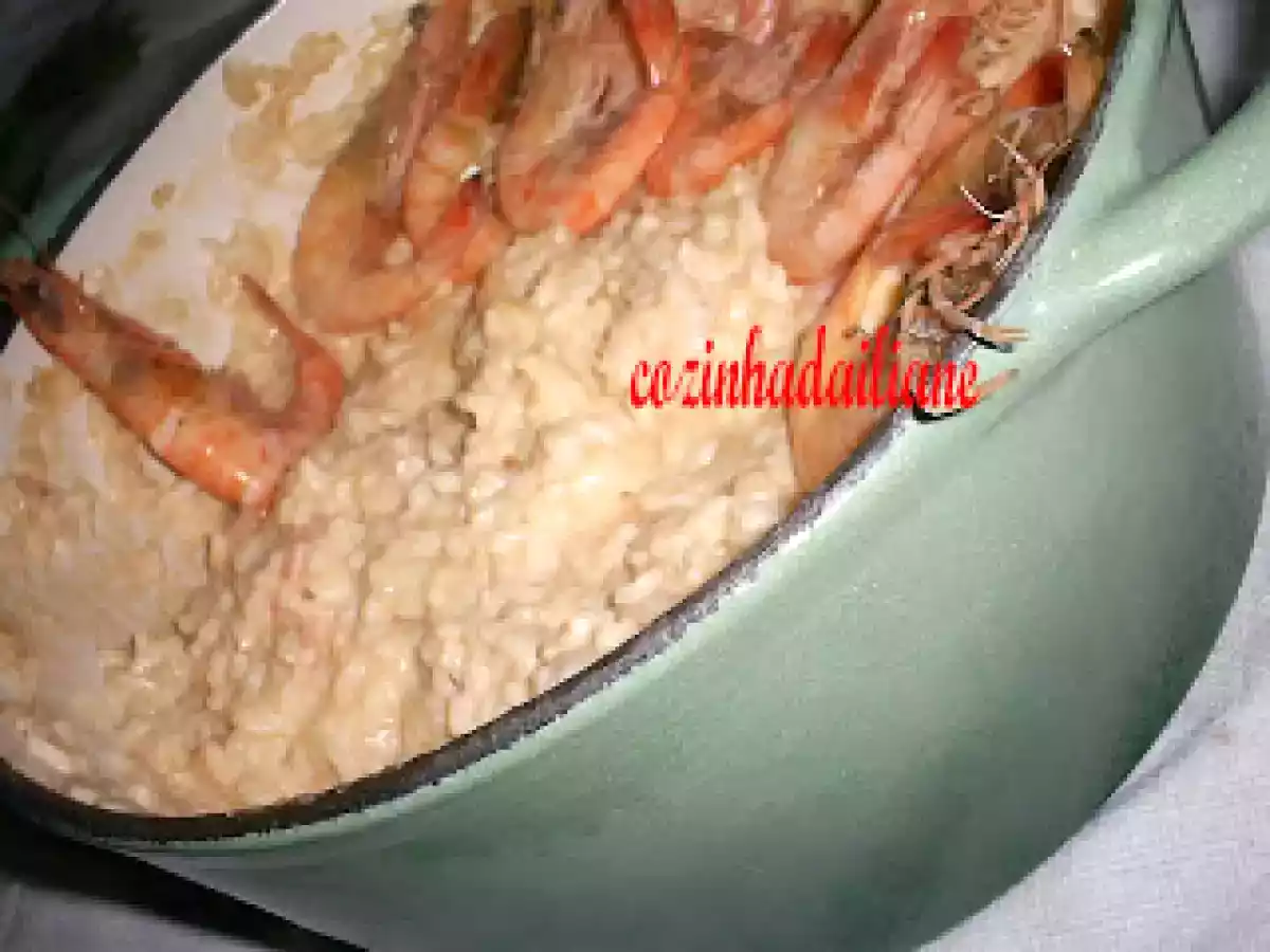 Risoto de camarão e cogumelos - foto 3