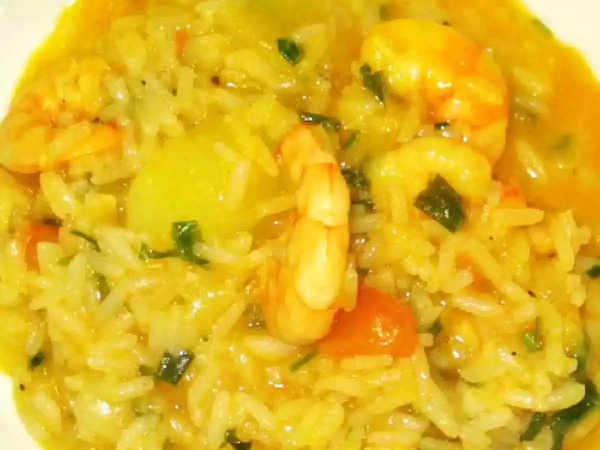 Risoto de camarão [Shrimp risotto]