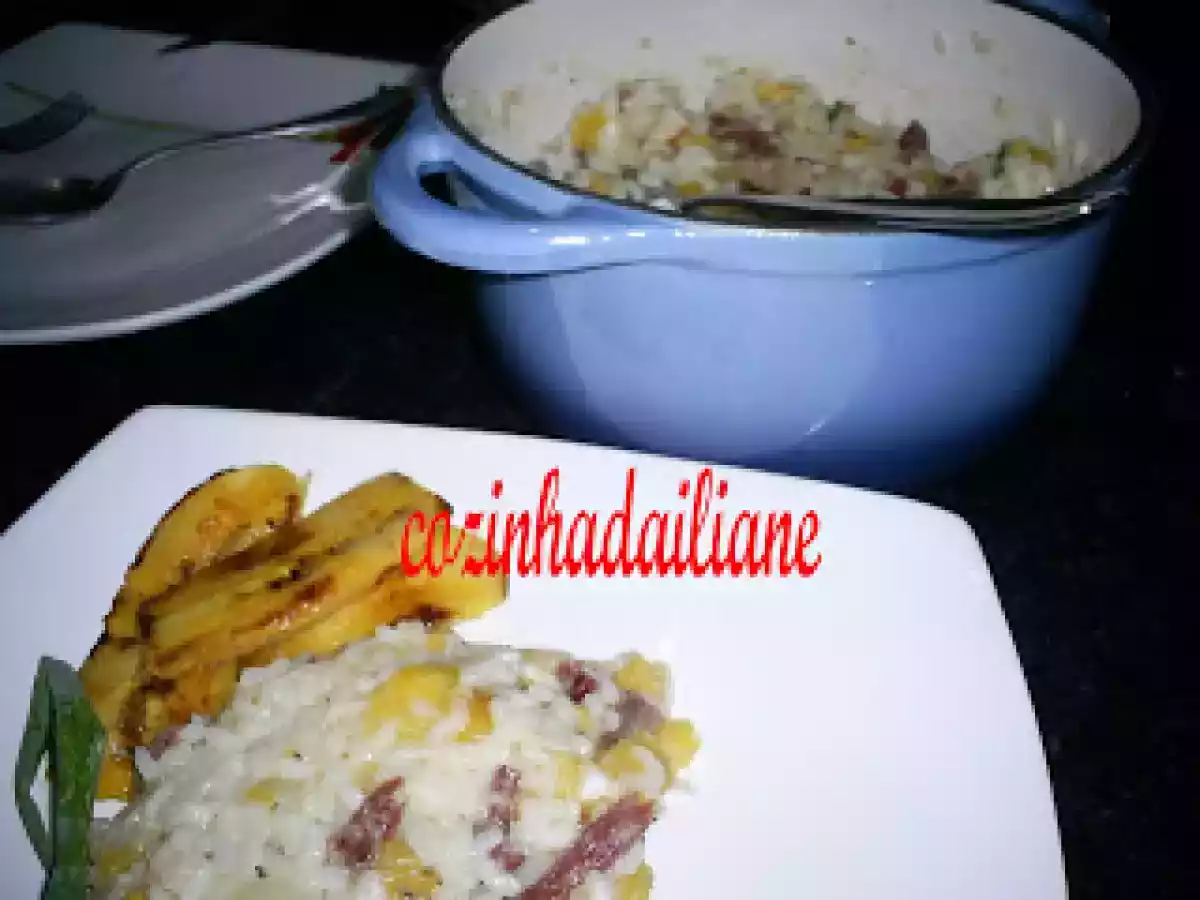 Risoto de carne seca e banana frita - foto 2