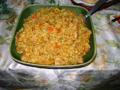 Risoto de carneiro