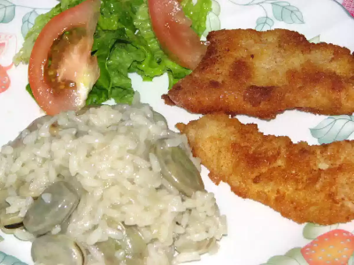 Risoto de favas com filetes de peixe gato - foto 2