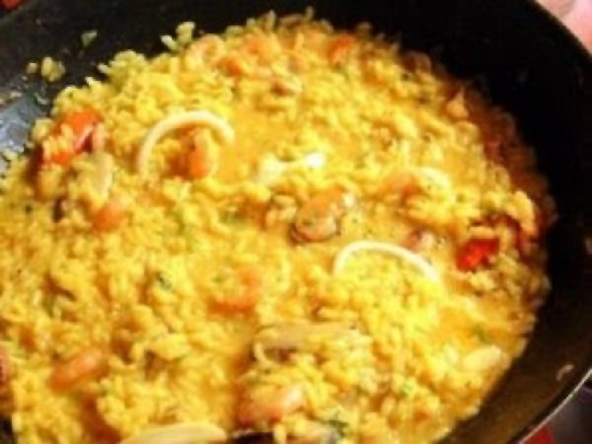 RISOTO DE FRUTOS DO MAR