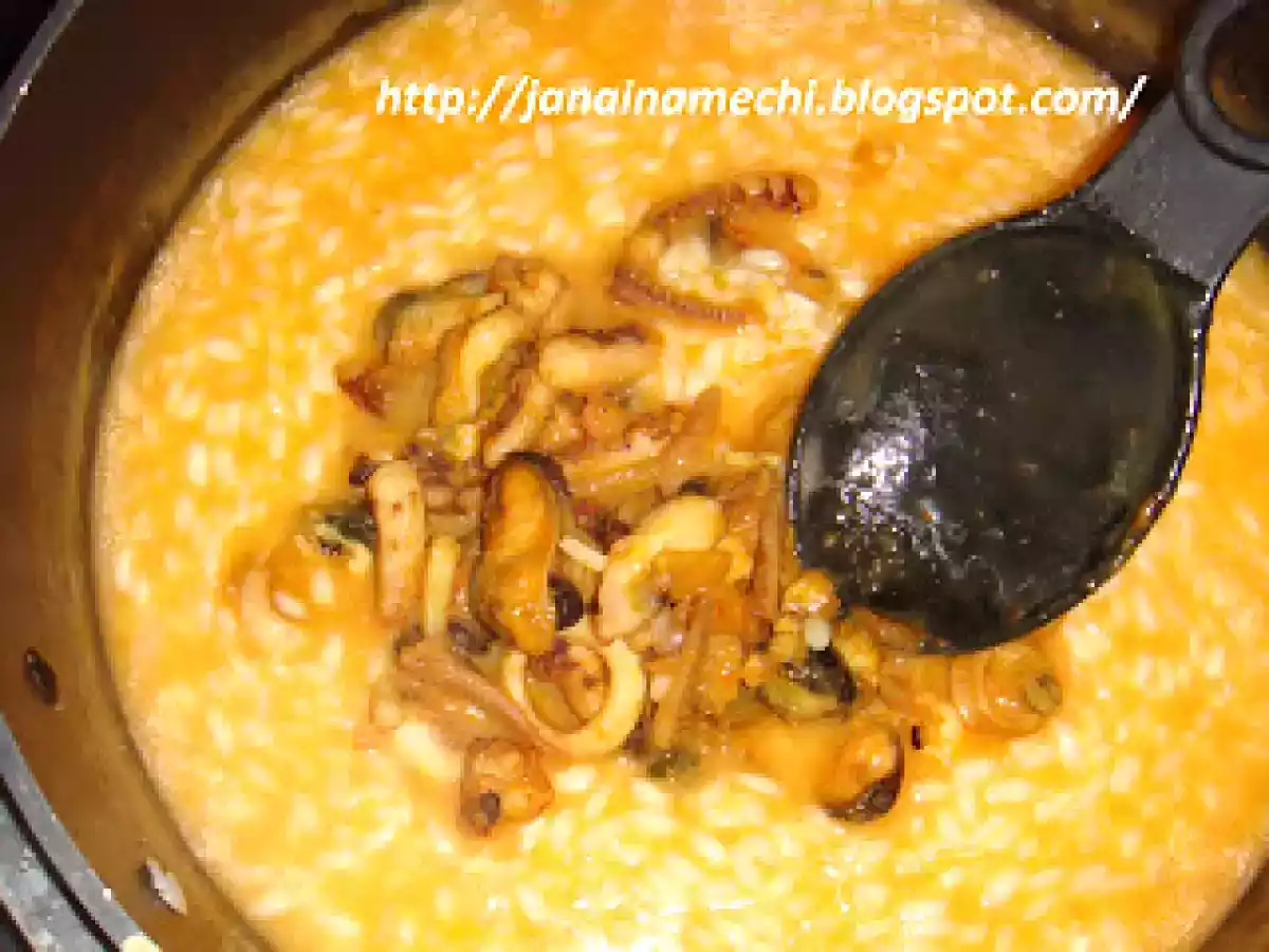 Risoto de frutos do mar ao leite de côco... - foto 2
