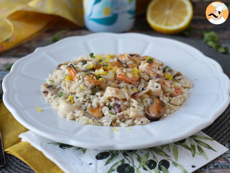 Risoto de frutos do mar congelado: Receita fácil, cremosa e saborosa