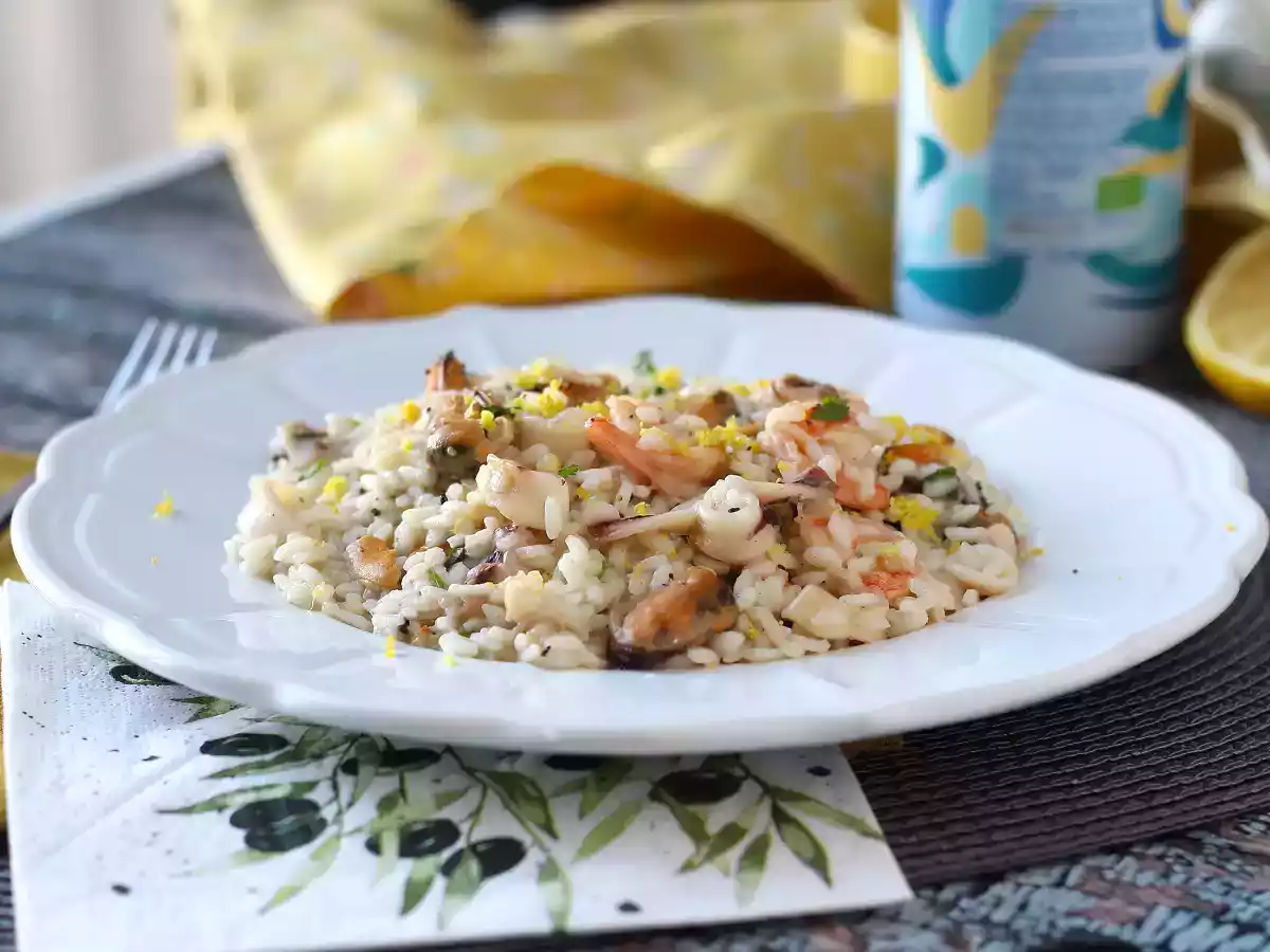 Risoto de frutos do mar congelado: Receita fácil, cremosa e saborosa - foto 3