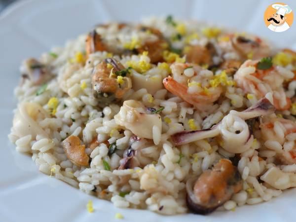 Risoto de frutos do mar congelado: Receita fácil, cremosa e saborosa - foto 4