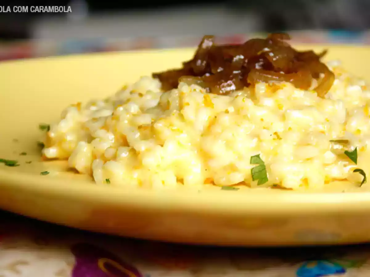 Risoto de Limão Siciliano e Cebolas Carameladas - foto 2
