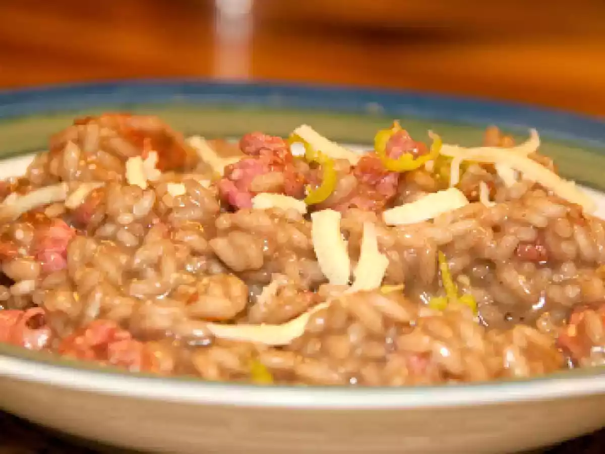 Risoto de linguiça apimentada de frango com pimenta de cheiro - foto 2