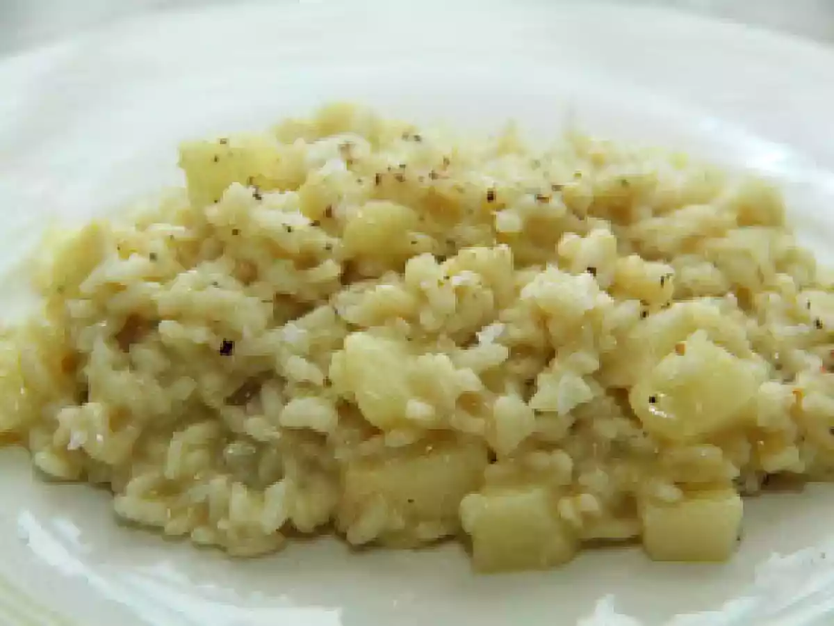 Risoto de Pera com Gorgonzola