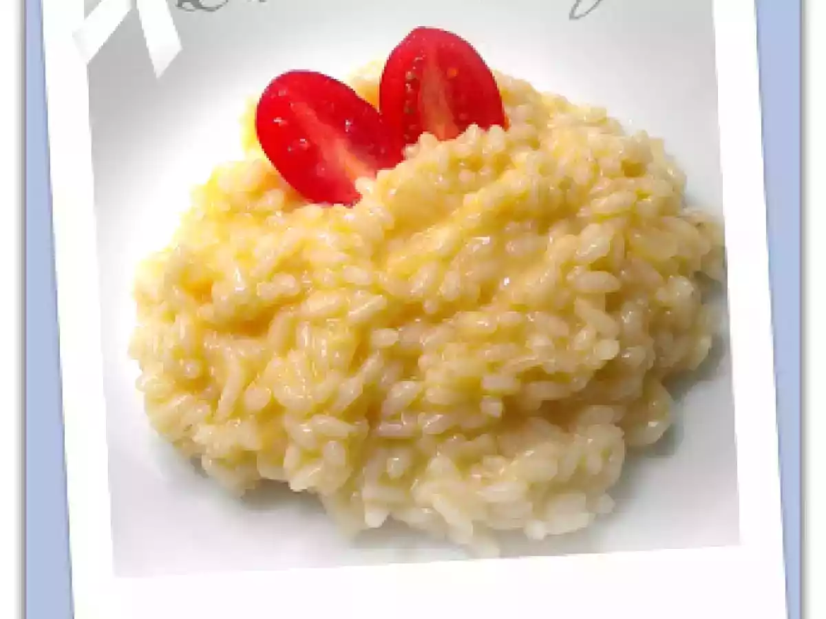 Risoto de queijo prato