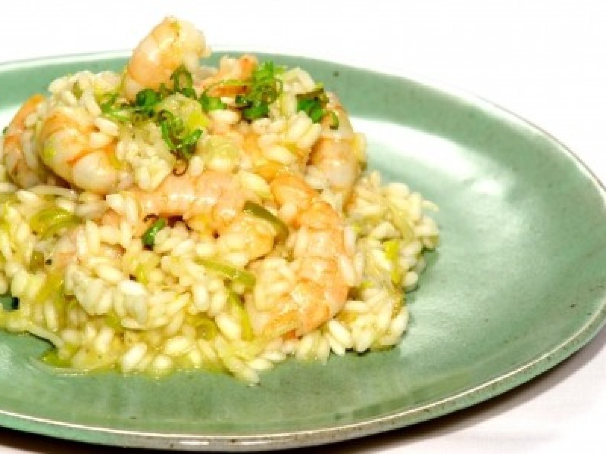 Risoto de Quinoa com Camarão