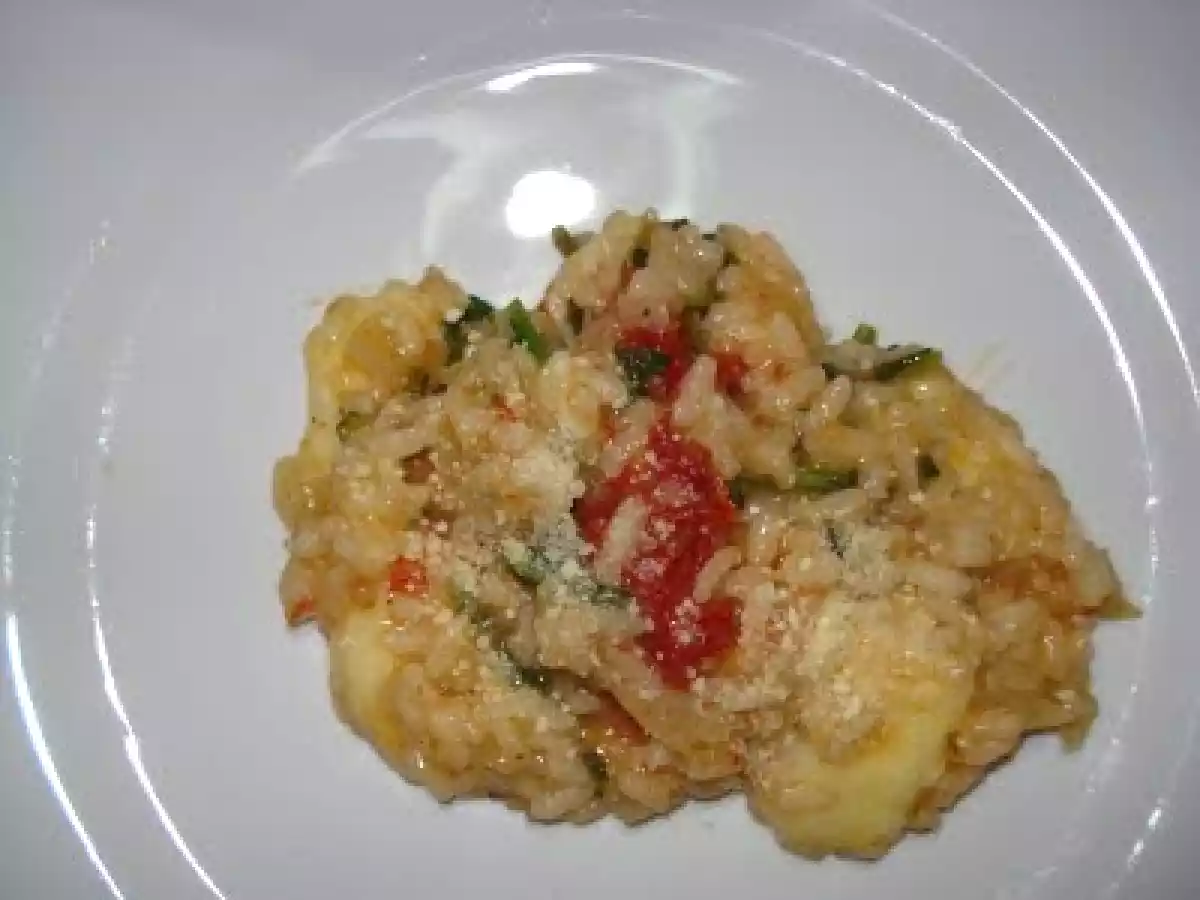 Risoto de Rúcula com Tomate Seco