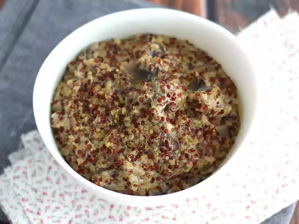 Risoto/Risotto de quinoa com champignons Vegano - foto 2