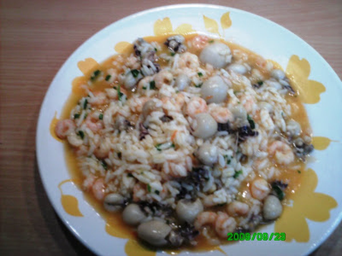 RISOTTO COM CHOQUINHOS E CAMARÃO NA FUSSION COOK