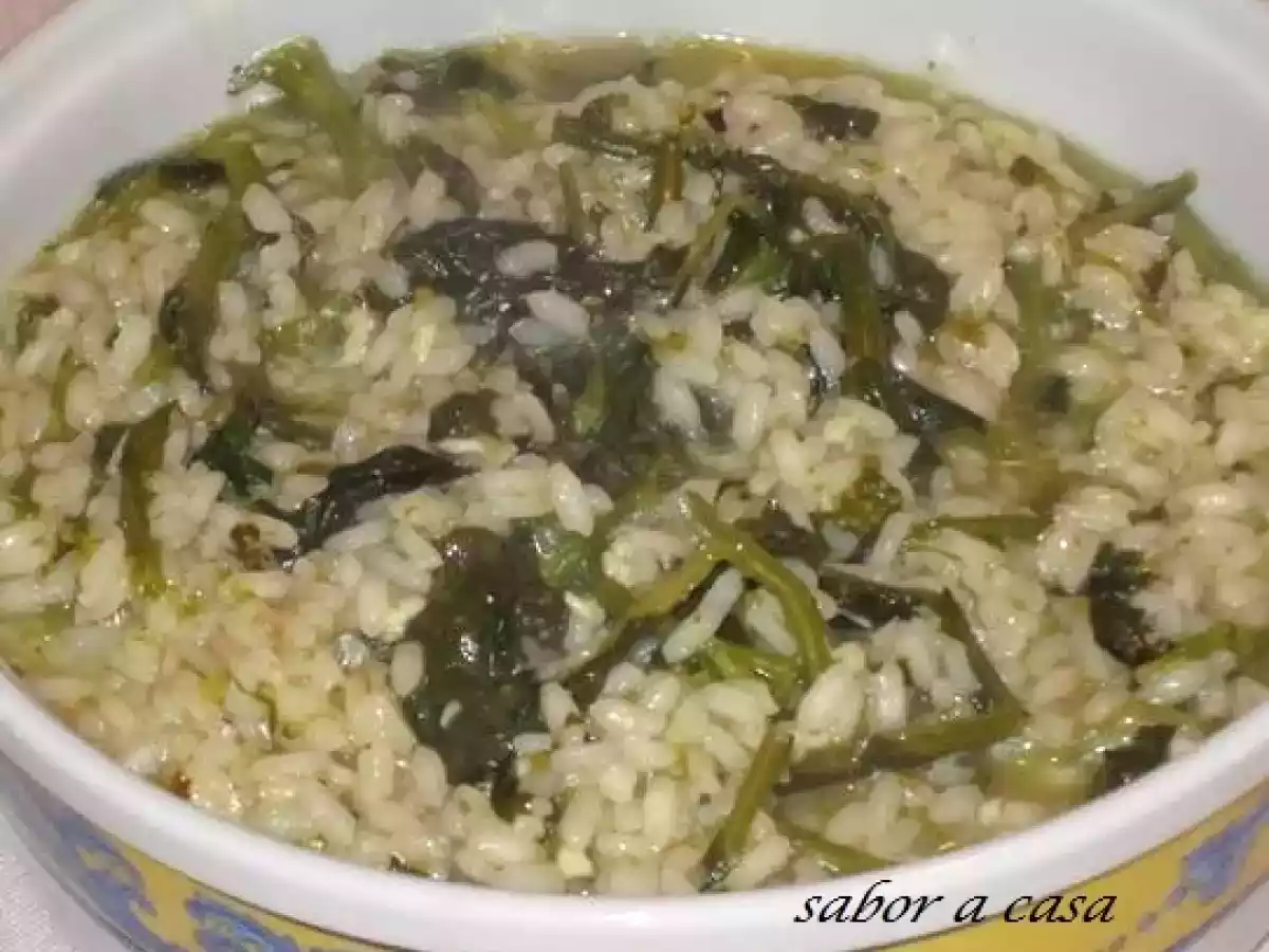 Risotto com grelos