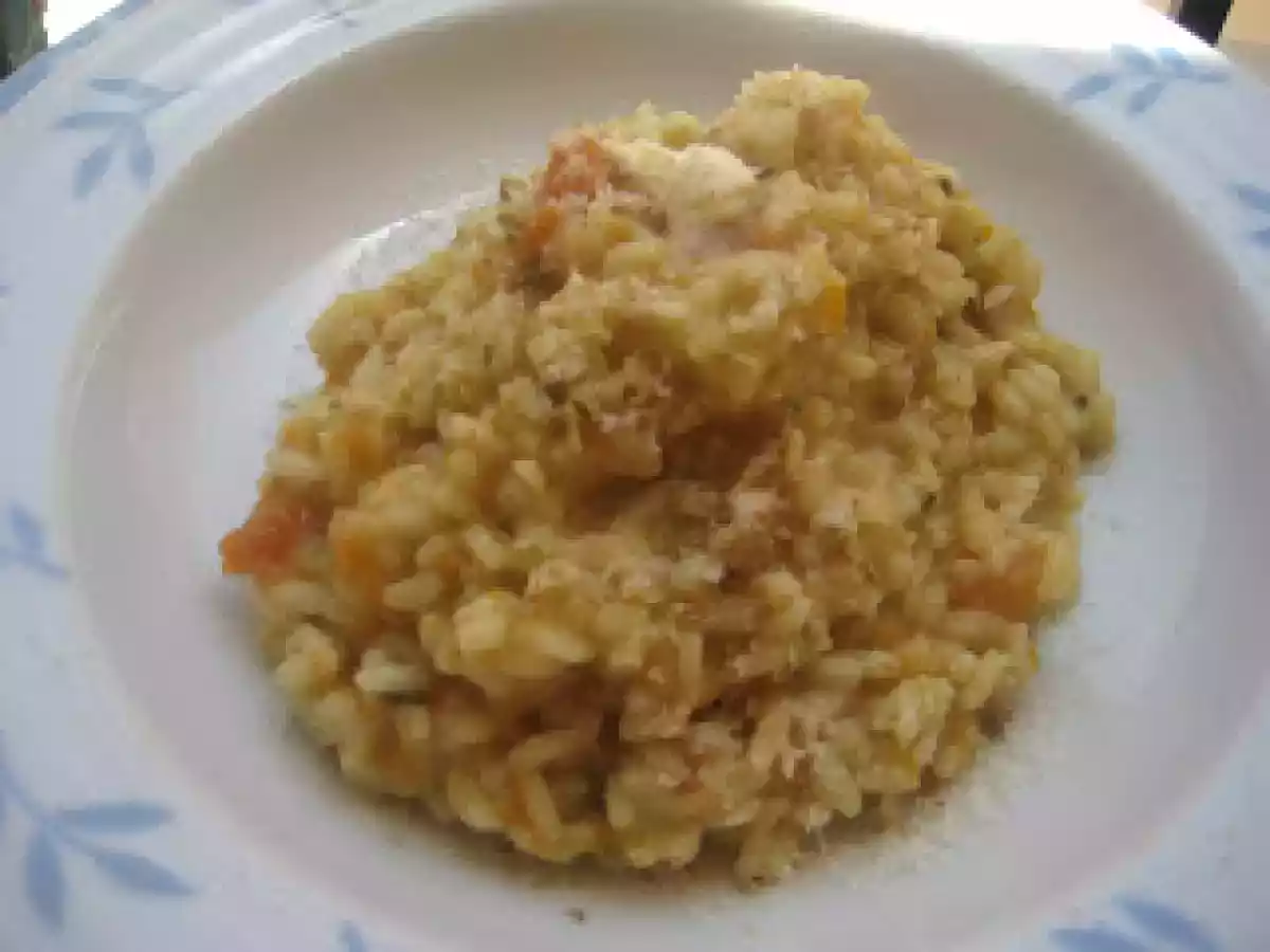 Risotto de abóbora com Açafrão e nóz