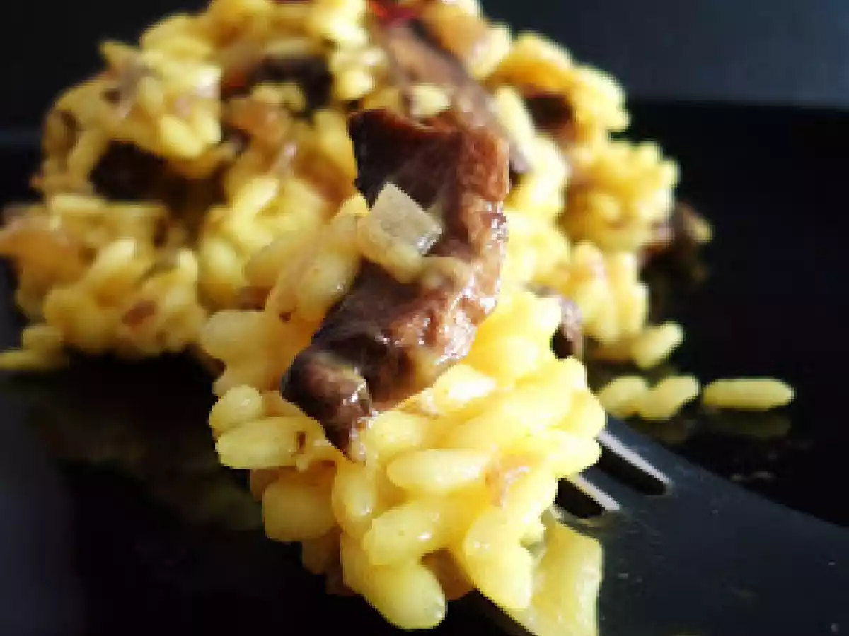 Risotto de Açafrão com Cogumelos - foto 2