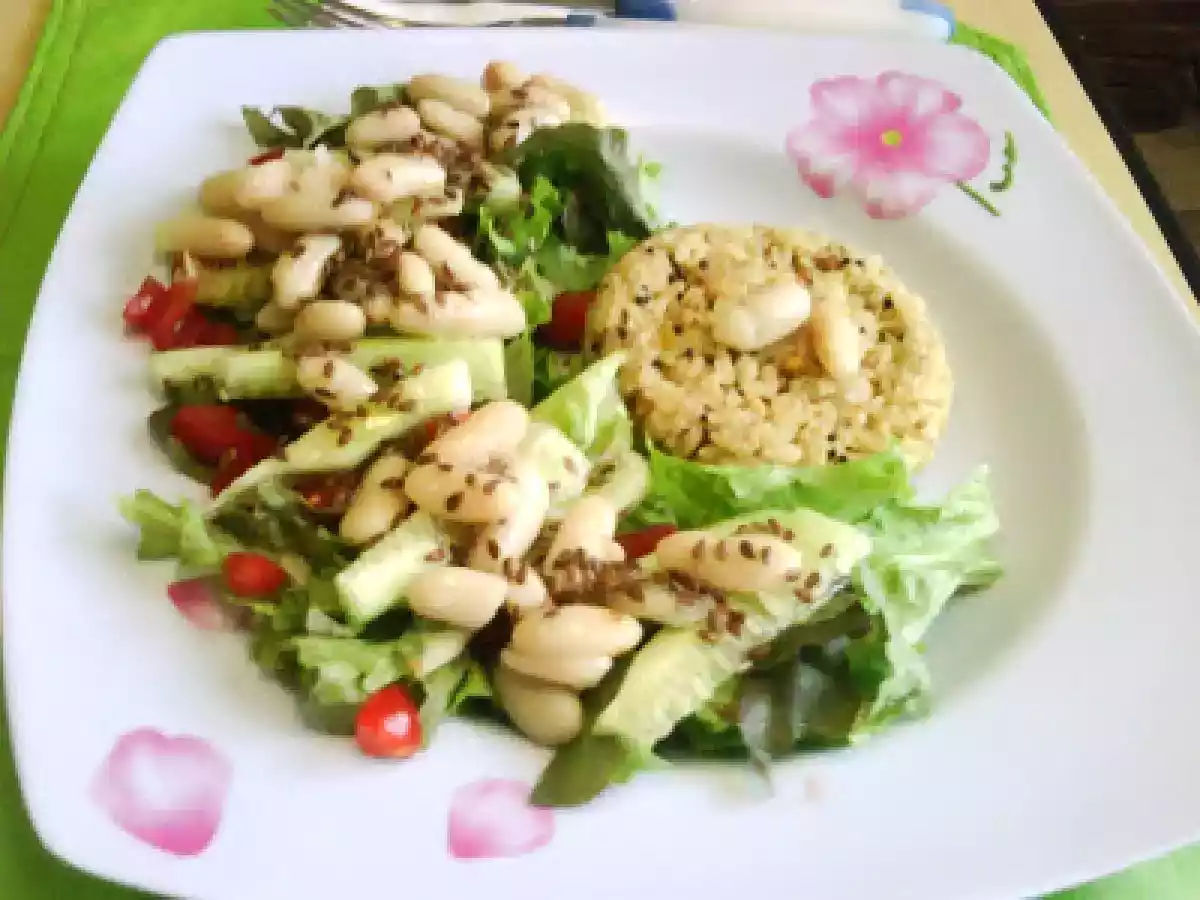 Risotto de arroz ráris com dourado - almoço saudável