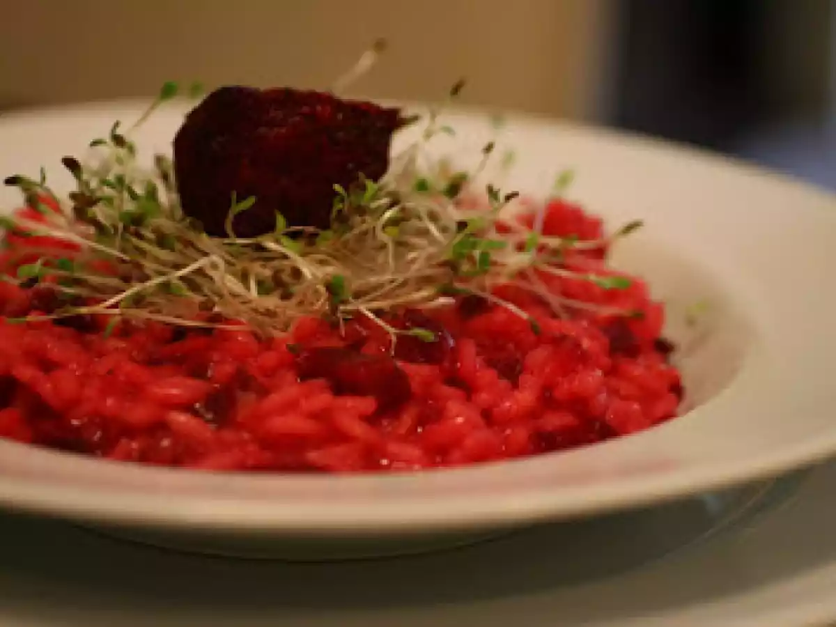 Risotto de Beterrabas Assadas e Gengibre - foto 2