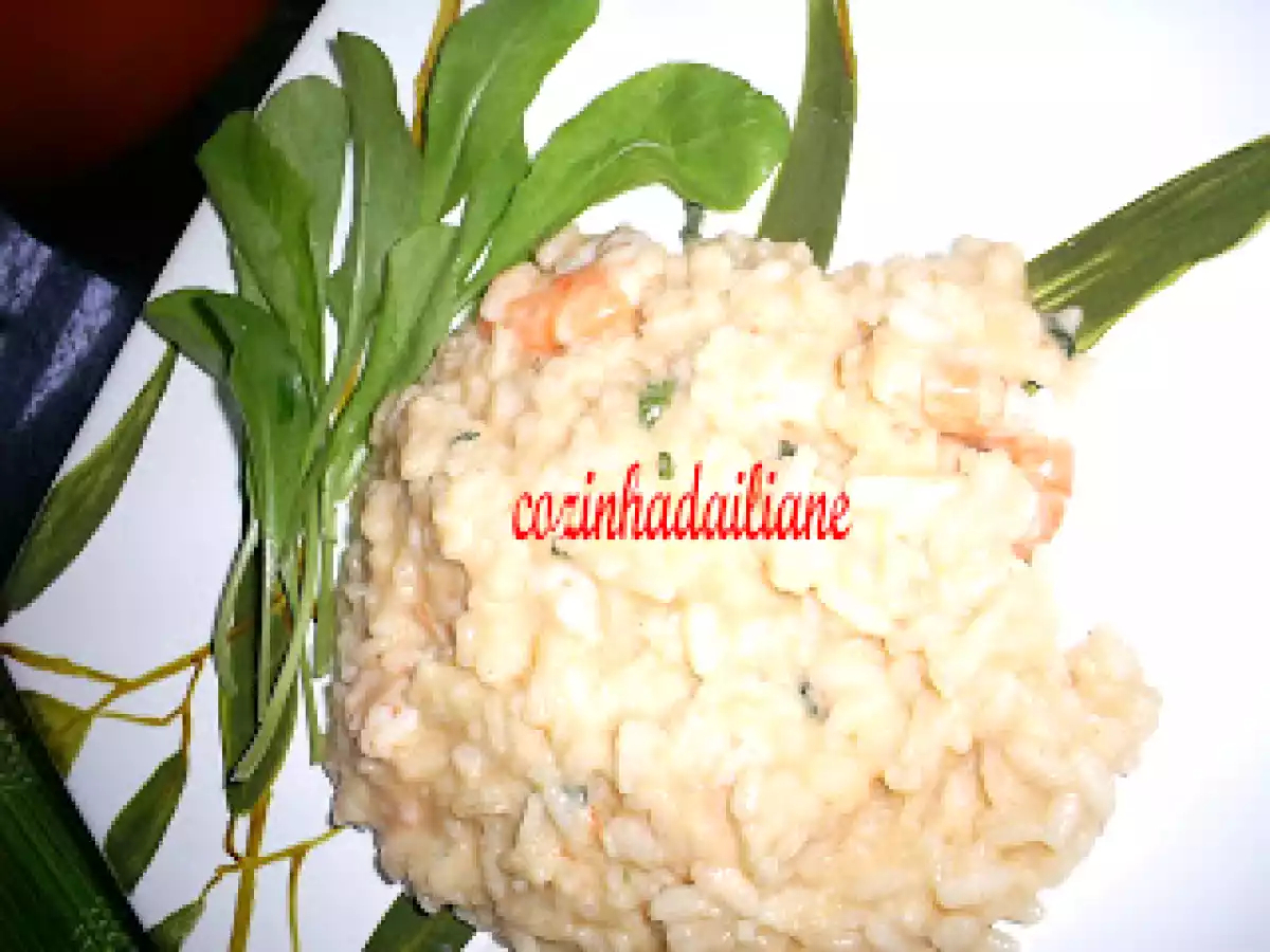 Risotto de camarão c/ cream cheese e vodka - foto 2