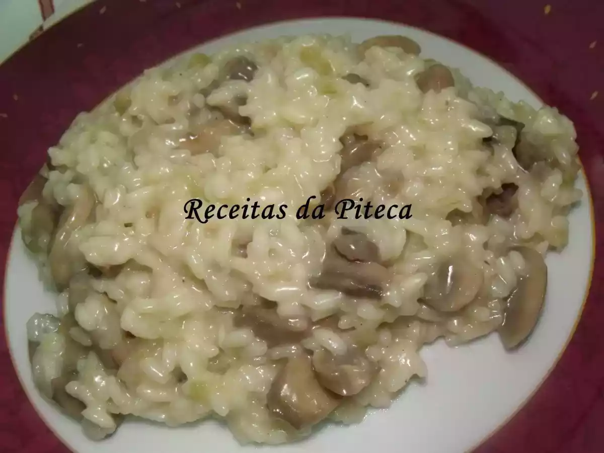 Risotto de cogumelos