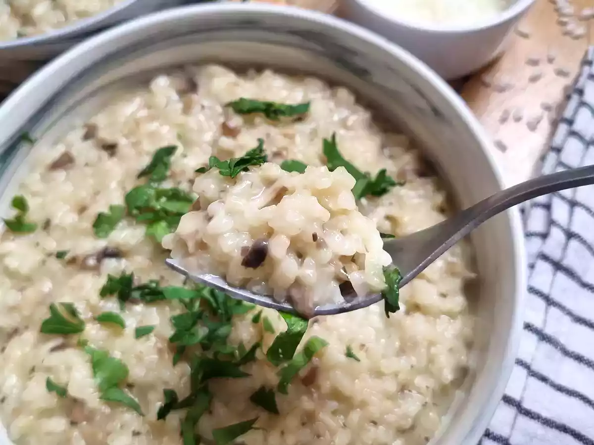 Risotto de cogumelos super rápido na Bimby(Thermomix) - foto 2