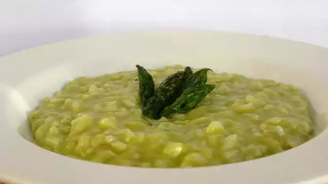 Risotto de espargos