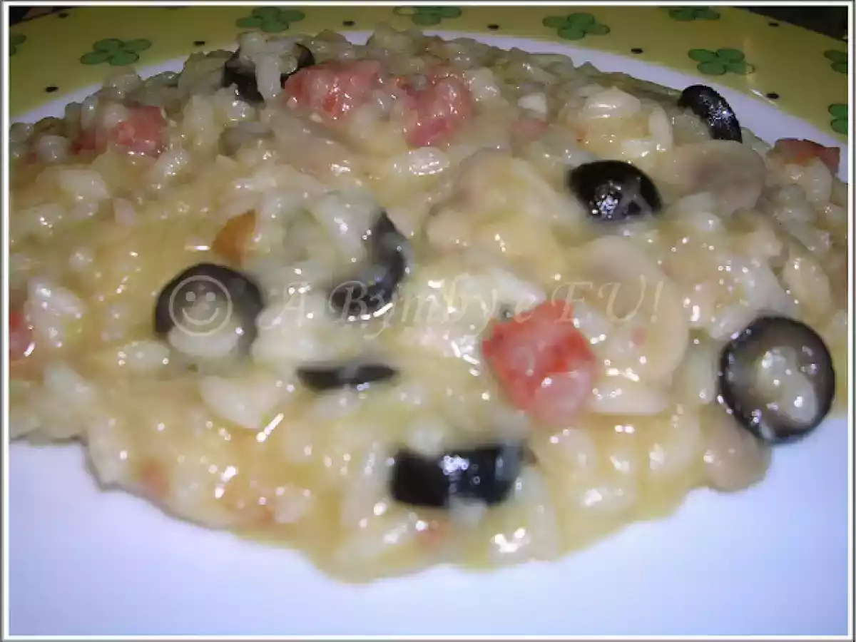 Risotto de lombardo e azeitonas - foto 2