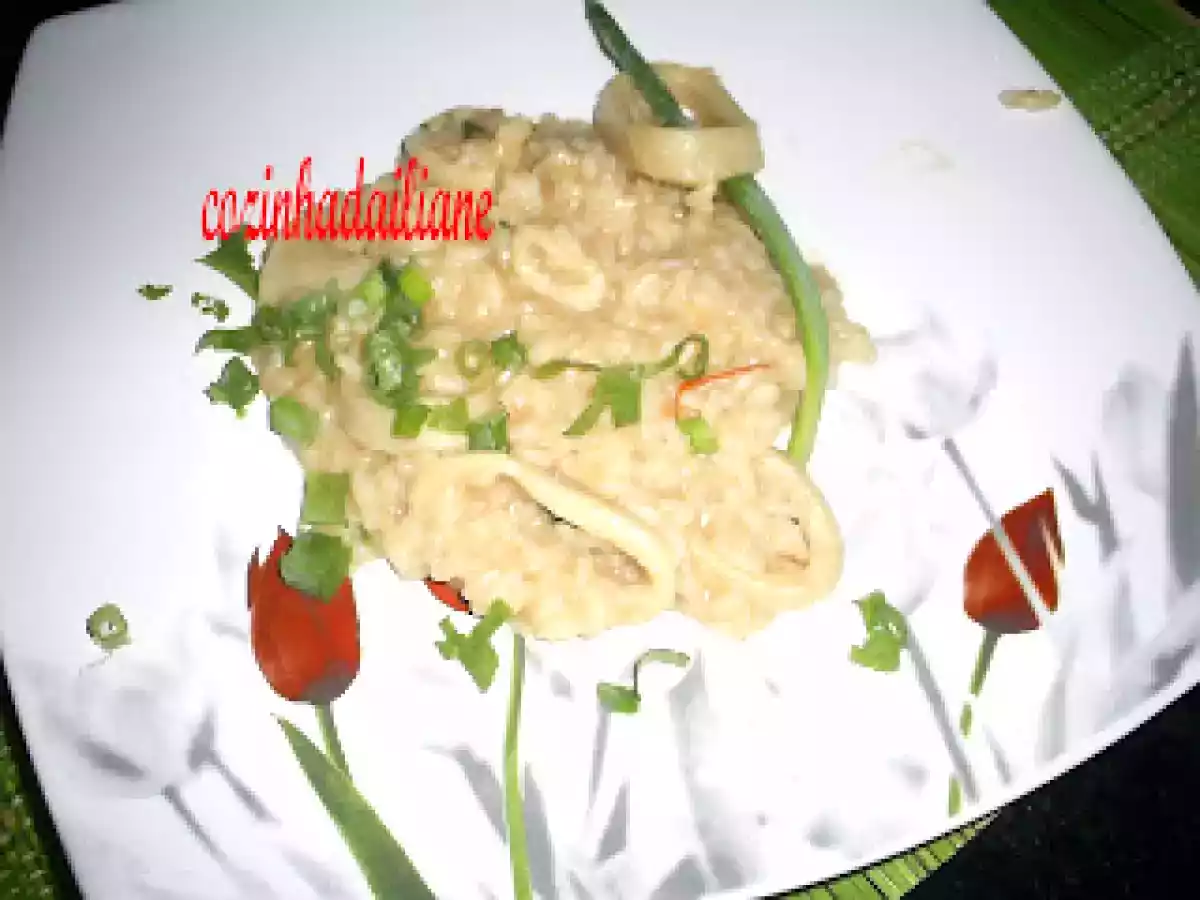 Risotto de lula