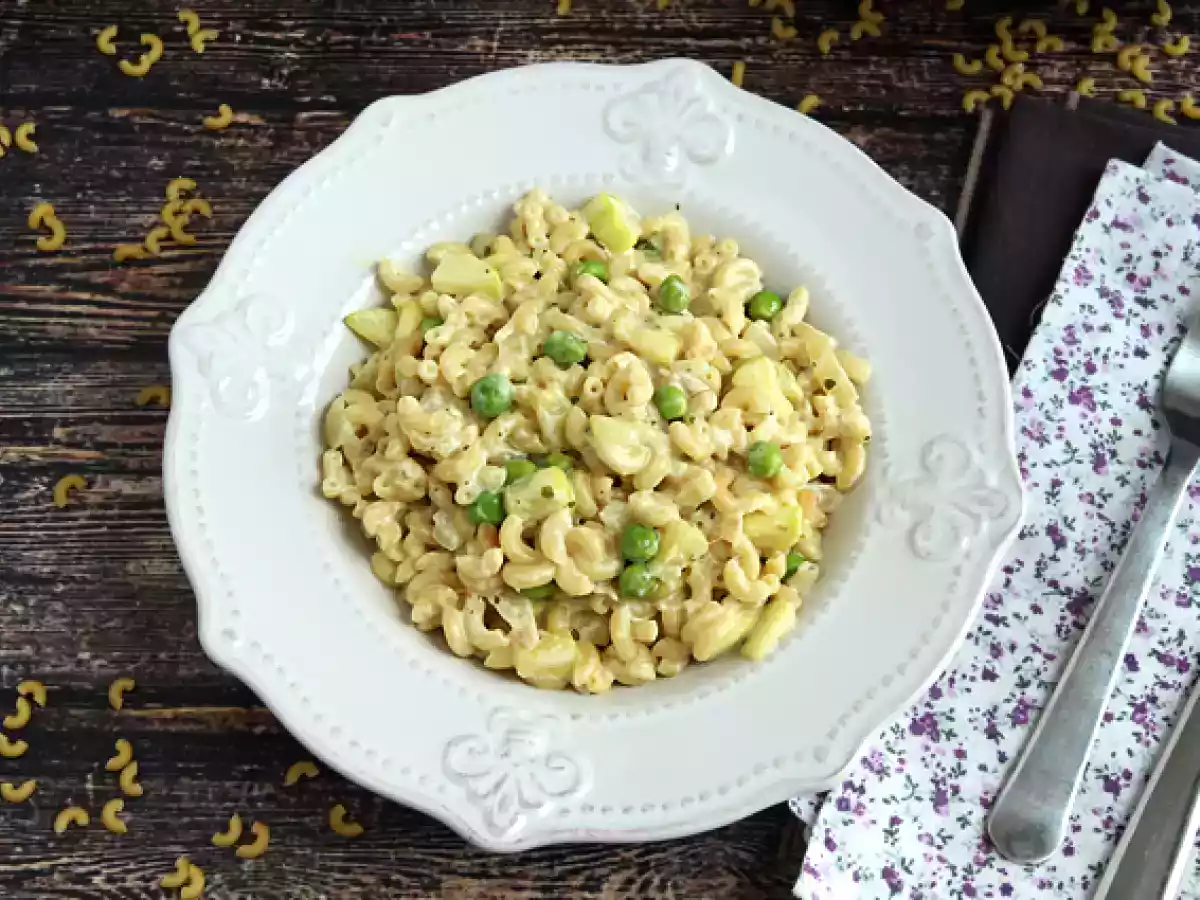 Risotto de massa e legumes