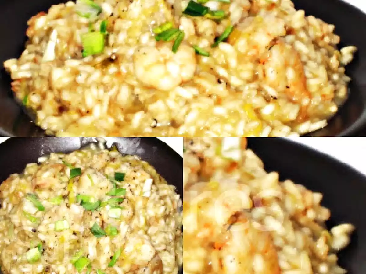 Risotto de Tamboril e Camarão com Funcho