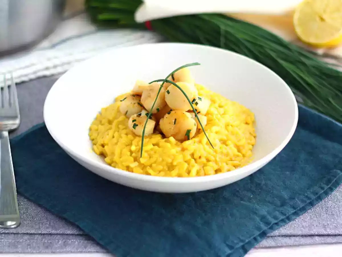 Risotto de Vieiras e açafrão - foto 2