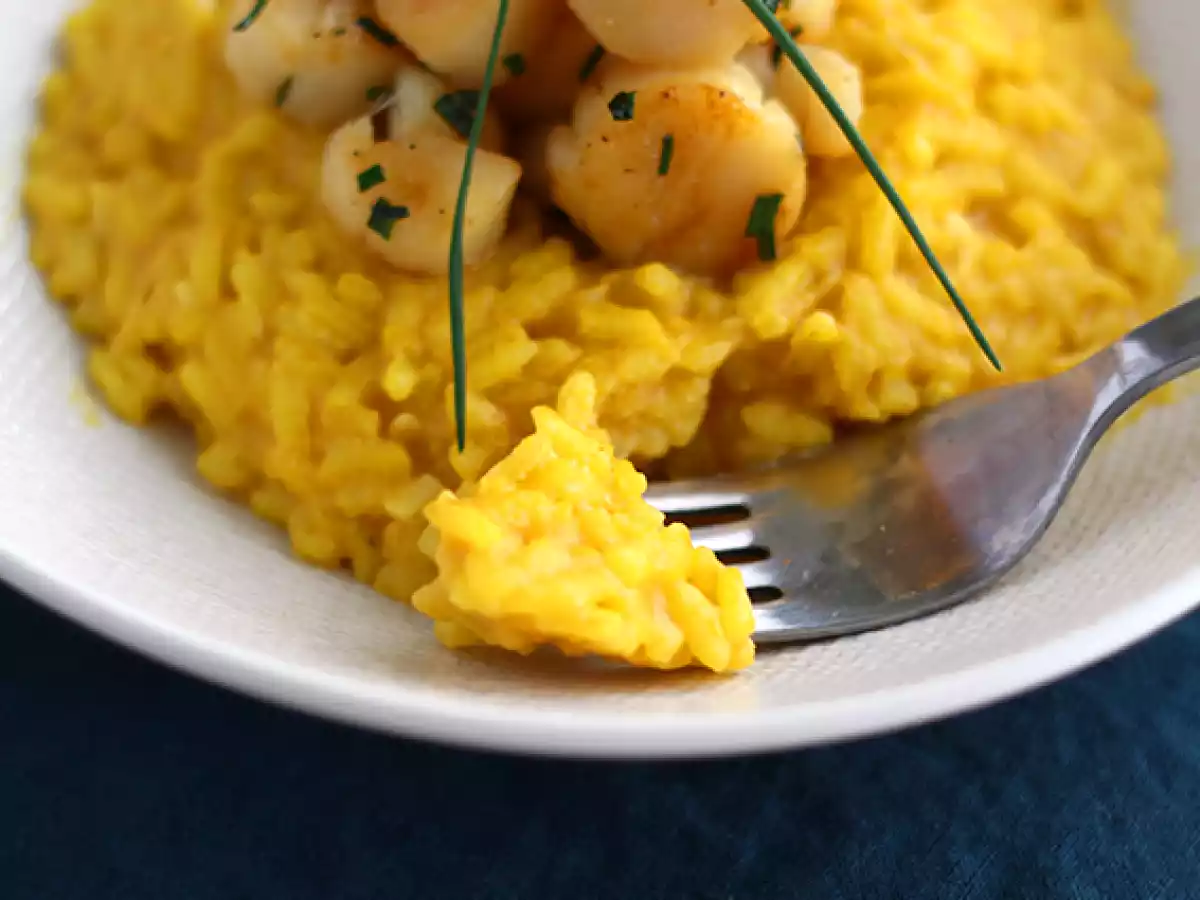 Risotto de Vieiras e açafrão - foto 4