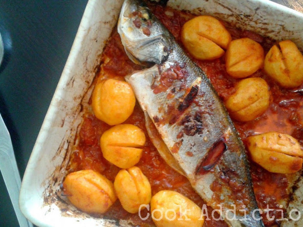 Robalo assado