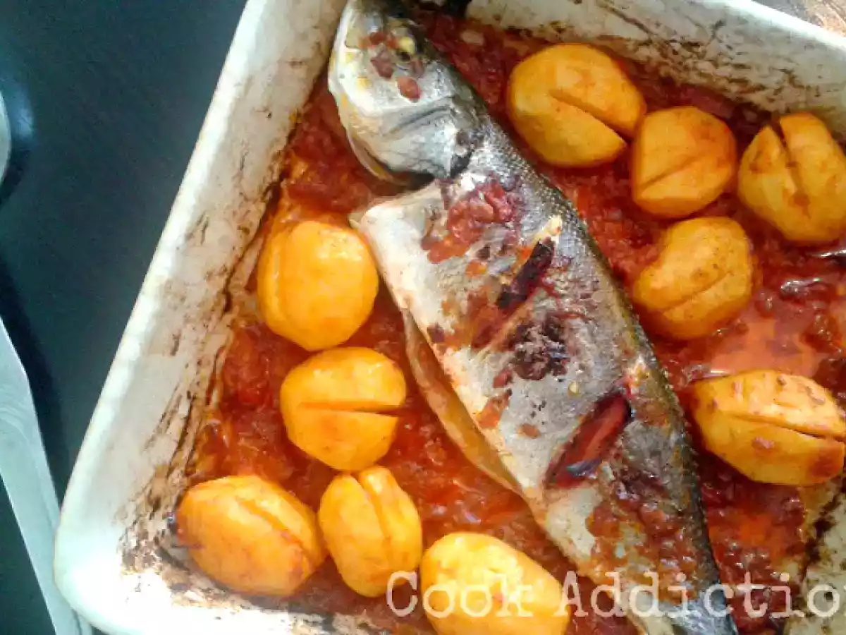 Robalo assado