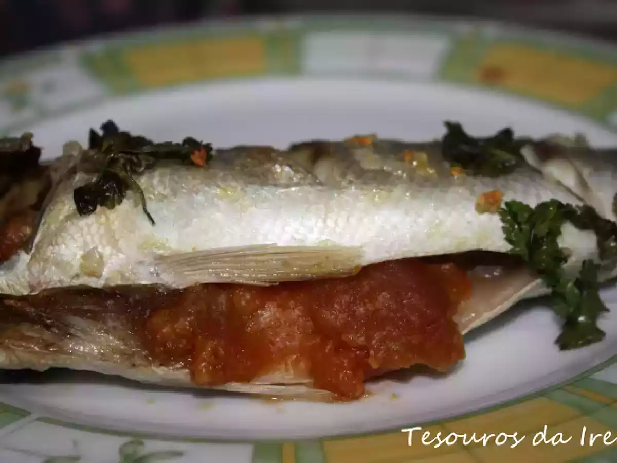 Robalos recheados com farinheira na Actifry - foto 3