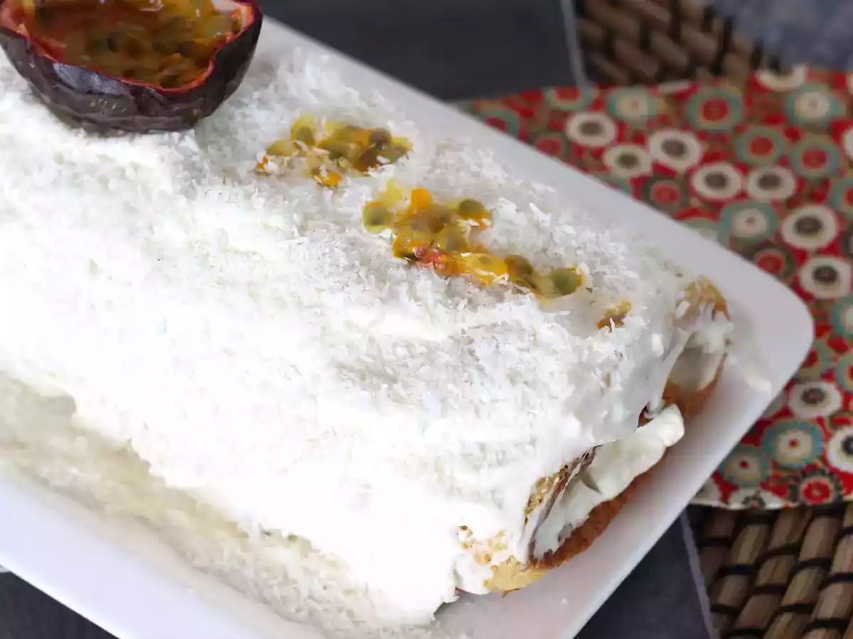 Rocambole de coco e maracujá - foto 6