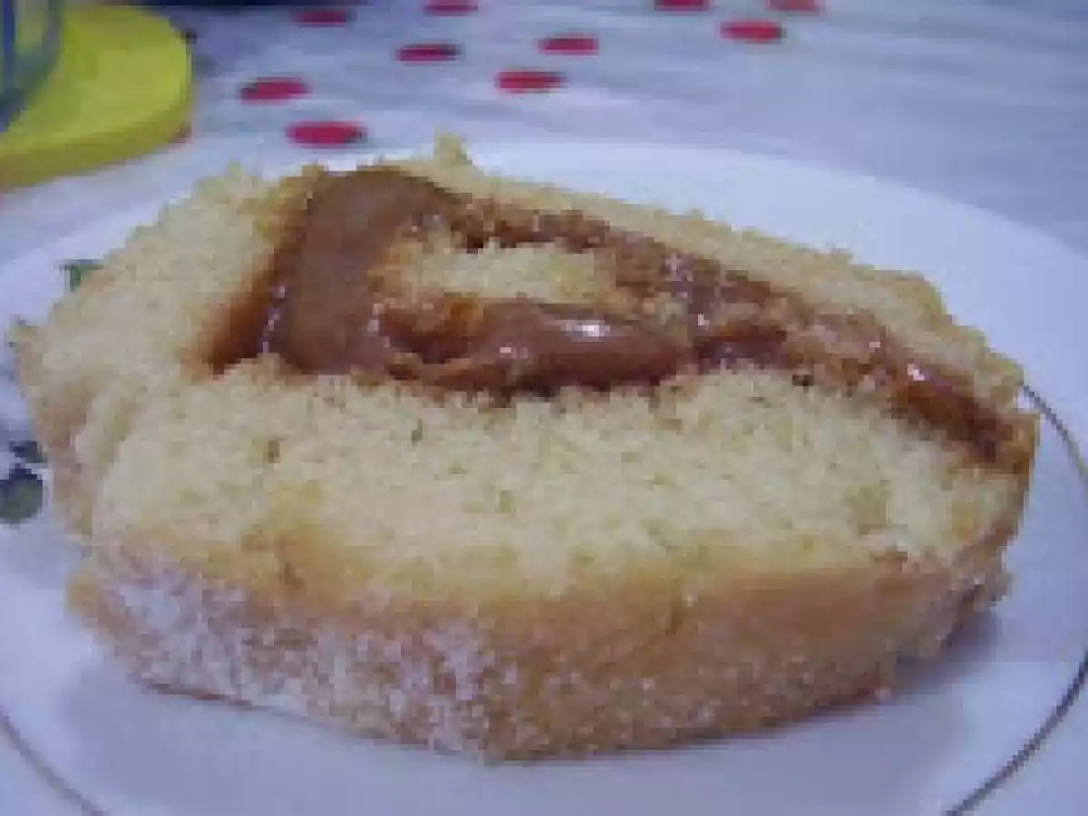 Rocambole de Doce de Leite de Soja (vegana)