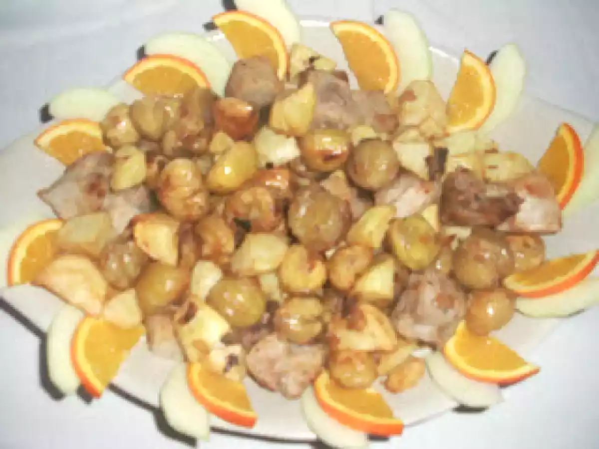 Rojões de Porco com Castanhas
