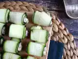 Rolinhos de curgete (abobrinha) e sardinha, foto 2