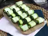 Rolinhos de curgete (abobrinha) e sardinha, foto 3