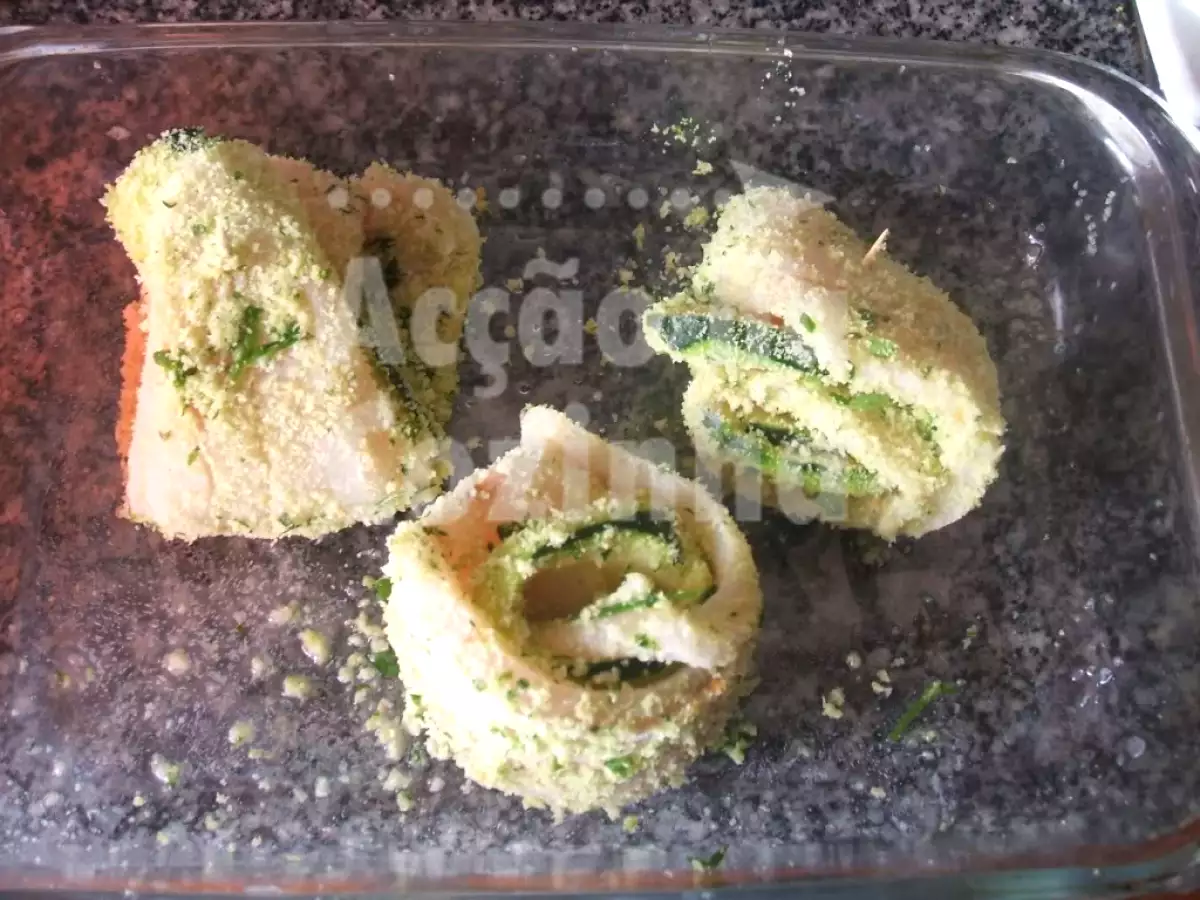 Rolinhos de pescada com courgette - foto 2