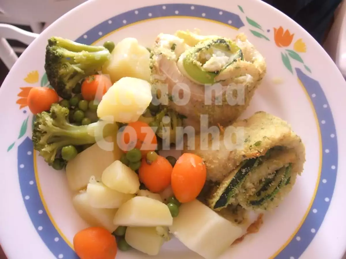 Rolinhos de pescada com courgette - foto 4
