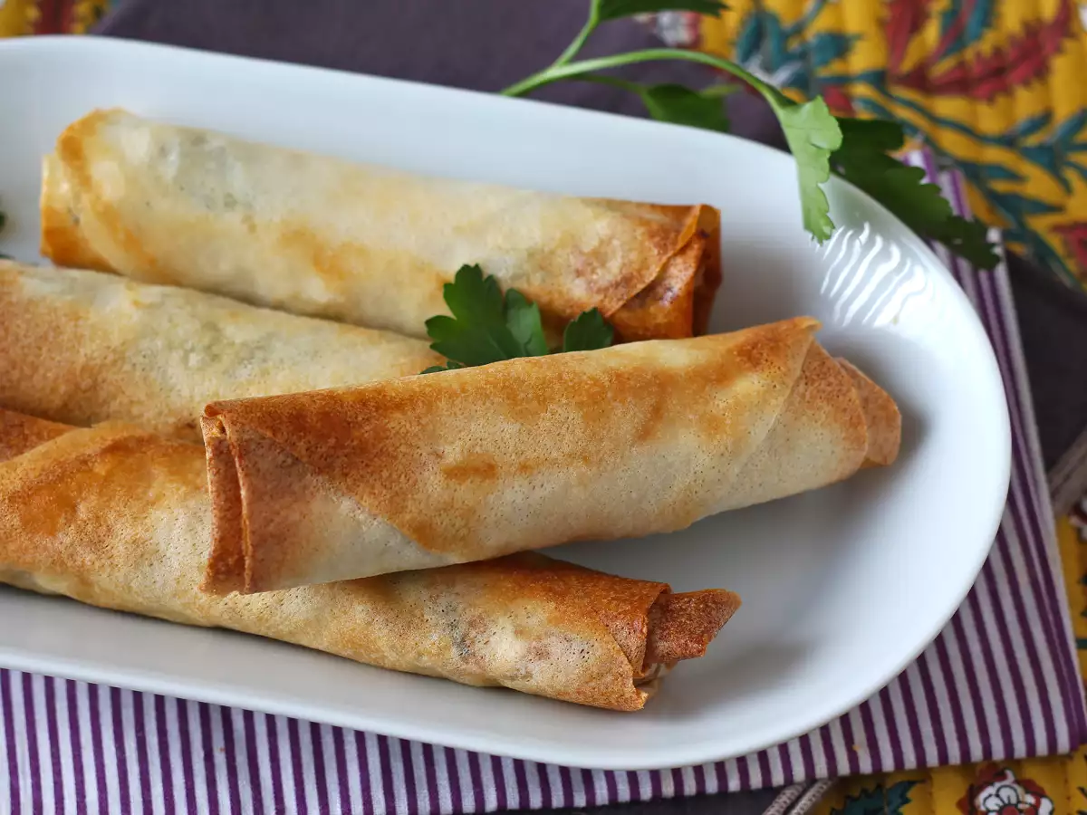 Rolinhos libaneses de queijo (Rikakats) na Air Fryer - foto 2