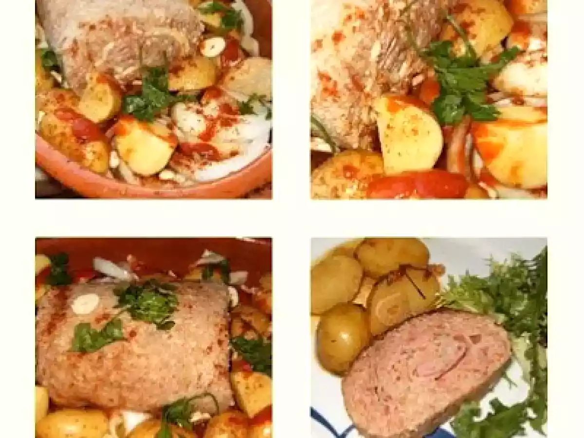 ROLO DE CARNE ASSADA RECHEADO COM QUEIJO E FIAMBRE - foto 2